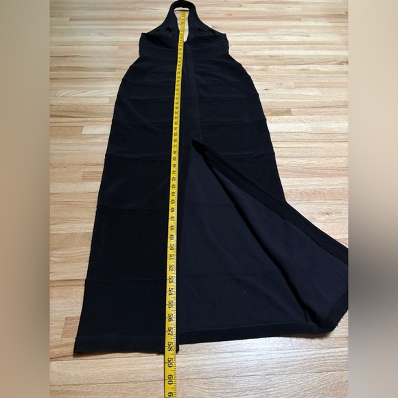 Form flattering, floor length, sexy halter dress. - Picture 11 of 13